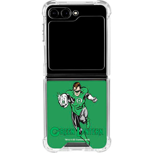 DC Comics Green Lantern Classic Art Pose Galaxy Z Flip6 Clear Case