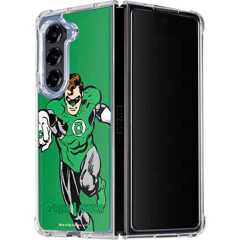 DC Comics Green Lantern Classic Art Pose Galaxy Z Fold5 5G Clear Case