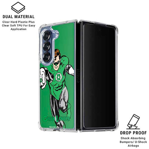 DC Comics Green Lantern Classic Art Pose Galaxy Z Fold6 Clear Case