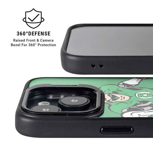 DC Comics Green Lantern Classic Art Pose iPhone 14 Kickstand Case