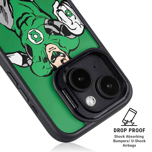 DC Comics Green Lantern Classic Art Pose iPhone 14 Kickstand Case