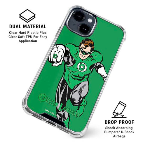 DC Comics Green Lantern Classic Art Pose iPhone 15 Clear Case