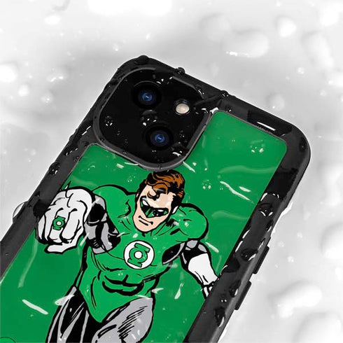 DC Comics Green Lantern Classic Art Pose iPhone 15 Plus Waterproof Case