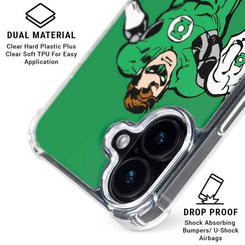DC Comics Green Lantern Classic Art Pose iPhone 16 Clear Case