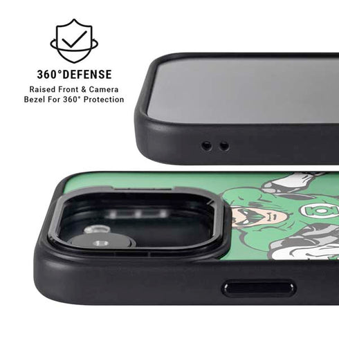 DC Comics Green Lantern Classic Art Pose iPhone 16e Kickstand Case