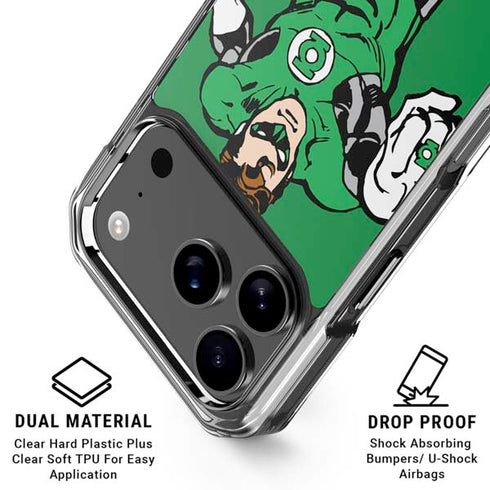 DC Comics Green Lantern Classic Art Pose iPhone 18 Pro Clear Case