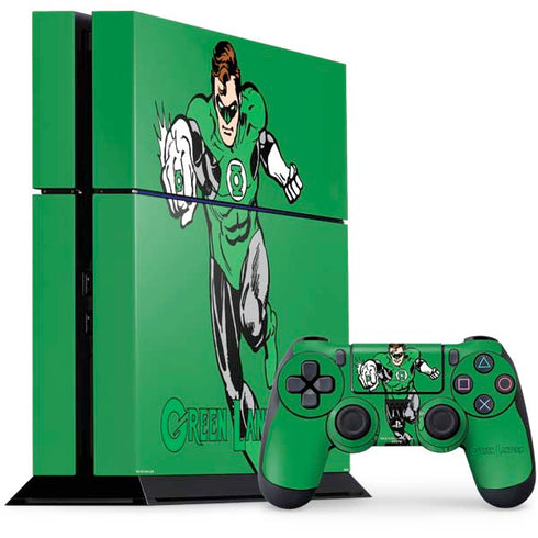 DC Comics Green Lantern Classic Art Pose PS4 Console and Controller Bundle Skin