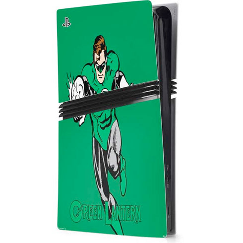 DC Comics Green Lantern Classic Art Pose PS5 Pro Console Skin