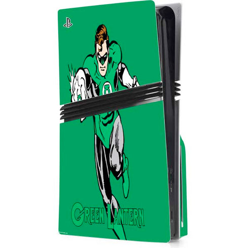 DC Comics Green Lantern Classic Art Pose PS5 Pro Disk Console Skin