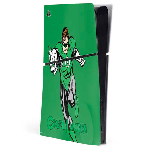 DC Comics Green Lantern Classic Art Pose PS5 Slim Digital Edition Console Skin
