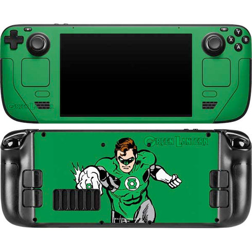 DC Comics Green Lantern Classic Art Pose Steam Deck Handheld Gaming Computer OLED Skin