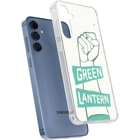 DC Comics Green Lantern Power Fist Galaxy A35 5G Clear Case
