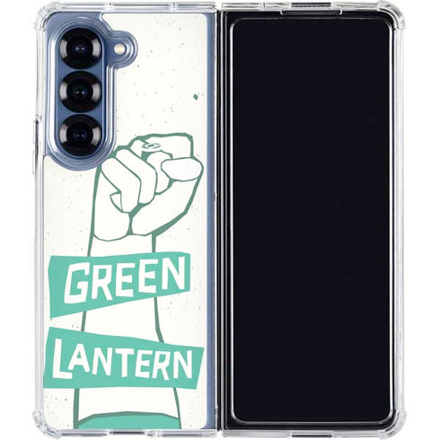 DC Comics Green Lantern Power Fist Galaxy Z Fold6 Clear Case