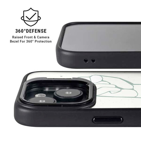 DC Comics Green Lantern Power Fist iPhone 14 Kickstand Case