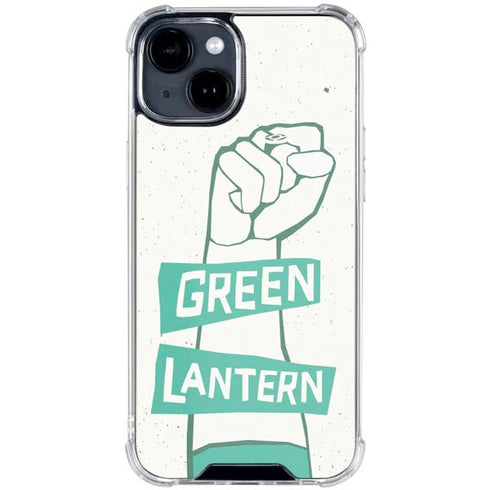 DC Comics Green Lantern Power Fist iPhone 15 Clear Case