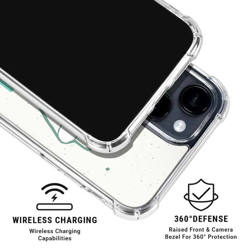 DC Comics Green Lantern Power Fist iPhone 15 Clear Case