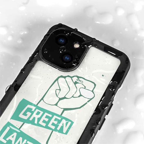DC Comics Green Lantern Power Fist iPhone 15 Plus Waterproof Case