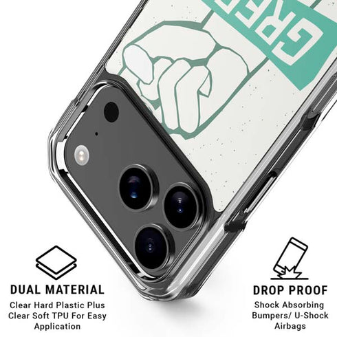 DC Comics Green Lantern Power Fist iPhone 18 Pro Clear Case