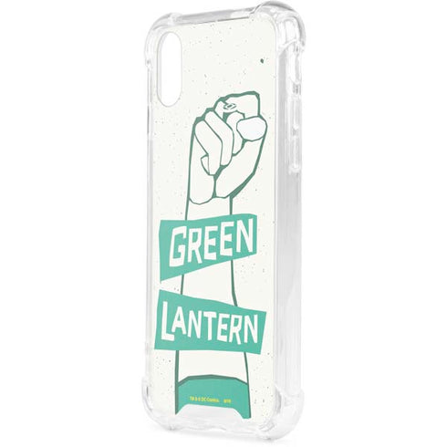 DC Comics Green Lantern Power Fist iPhone XS Clear Case