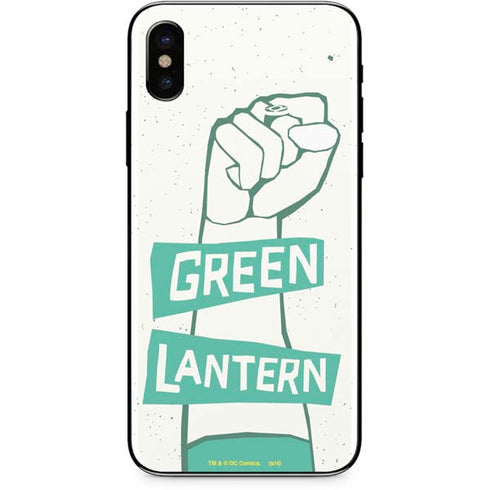 DC Comics Green Lantern Power Fist iPhone XS Skin