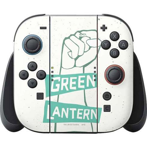 DC Comics Green Lantern Power Fist Nintendo Switch 2 (2025) Joy-Con Controller Skin