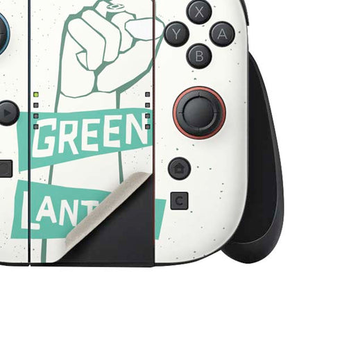 DC Comics Green Lantern Power Fist Nintendo Switch 2 (2025) Joy-Con Controller Skin