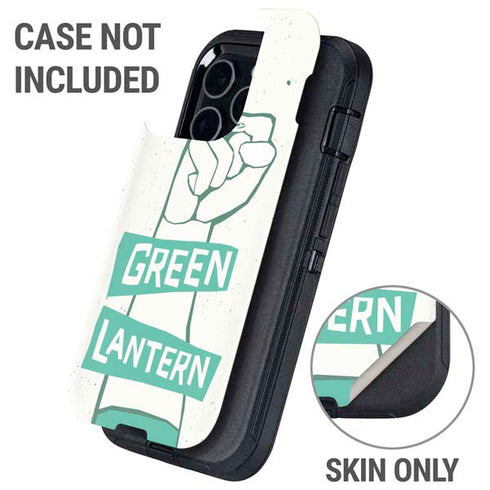 DC Comics Green Lantern Power Fist Otterbox Defender iPhone Skin
