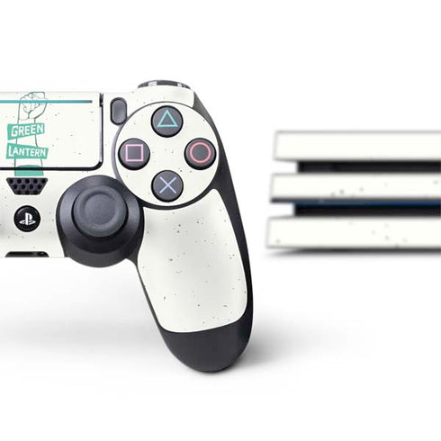 DC Comics Green Lantern Power Fist PS4 Pro Bundle Skin