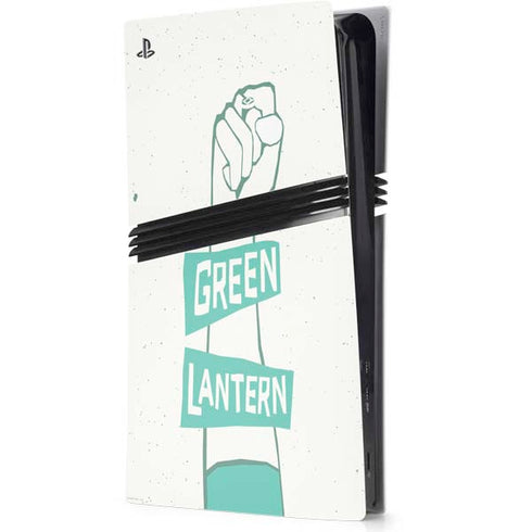 DC Comics Green Lantern Power Fist PS5 Pro Console Skin
