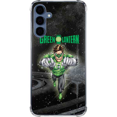 DC Comics Green Lantern Flying Action Pose Galaxy A35 5G Clear Case
