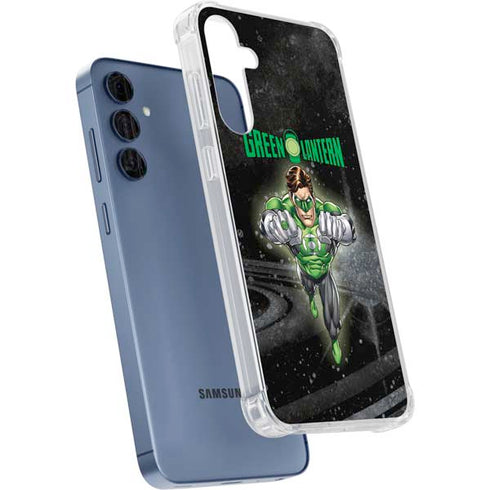 DC Comics Green Lantern Flying Action Pose Galaxy A55 5G Clear Case