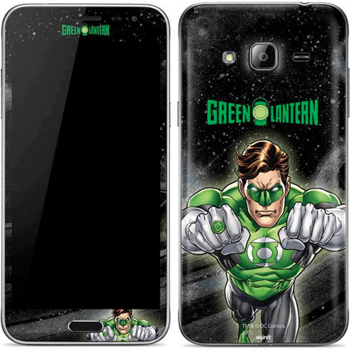 DC Comics Green Lantern Flying Action Pose Galaxy J3 Skin