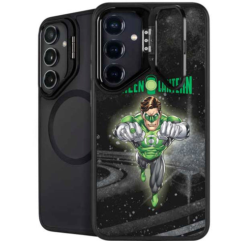 DC Comics Green Lantern Flying Action Pose Galaxy S25 Plus Kickstand Case