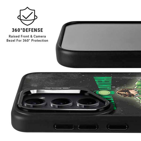 DC Comics Green Lantern Flying Action Pose Galaxy S25 Plus Kickstand Case