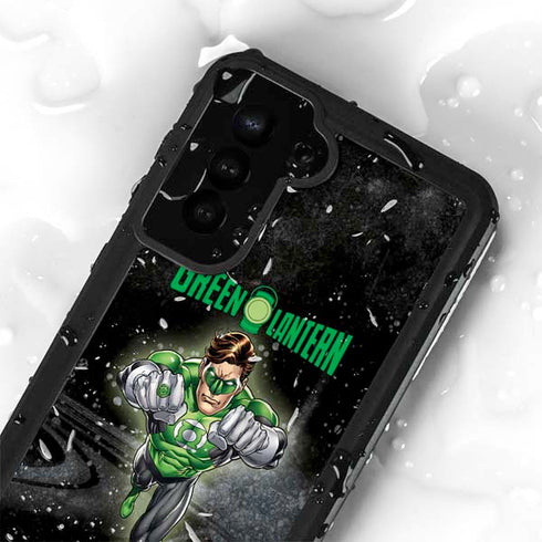 DC Comics Green Lantern Flying Action Pose Galaxy S24 Plus Waterproof Case