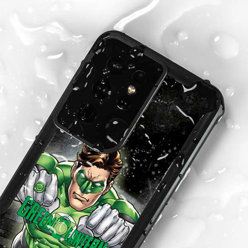 DC Comics Green Lantern Flying Action Pose Galaxy S24 Ultra Waterproof Case