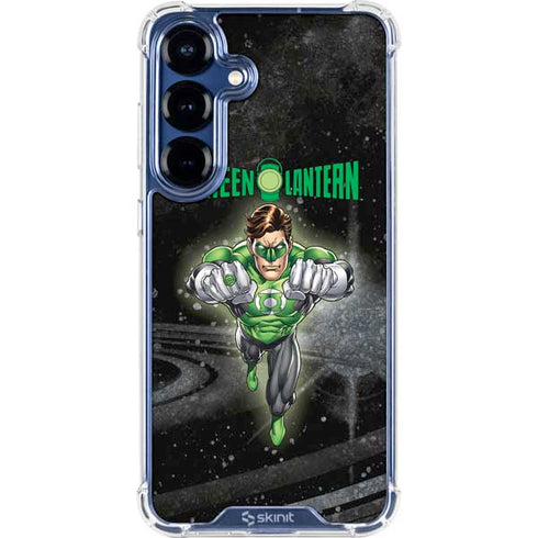 DC Comics Green Lantern Flying Action Pose Galaxy S25 Clear Case