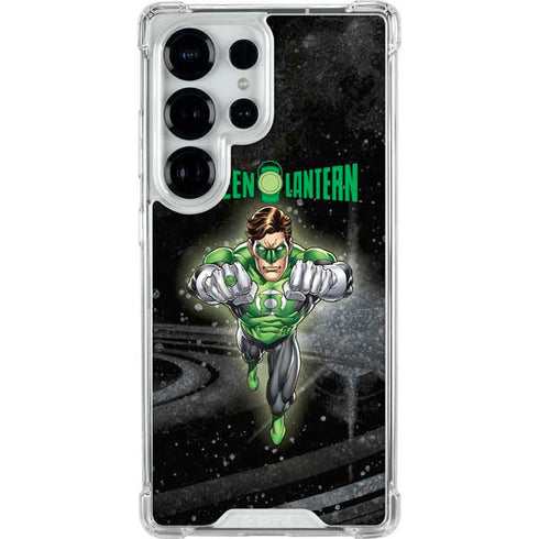 DC Comics Green Lantern Flying Action Pose Galaxy S25 Ultra Clear Case