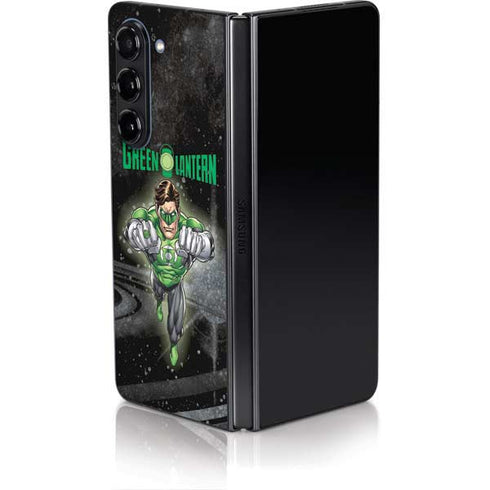 DC Comics Green Lantern Flying Action Pose Galaxy Z Fold5 5G Skin