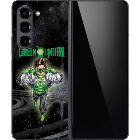 DC Comics Green Lantern Flying Action Pose Galaxy Z Fold5 5G Skin