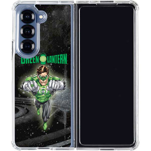 DC Comics Green Lantern Flying Action Pose Galaxy Z Fold6 Clear Case