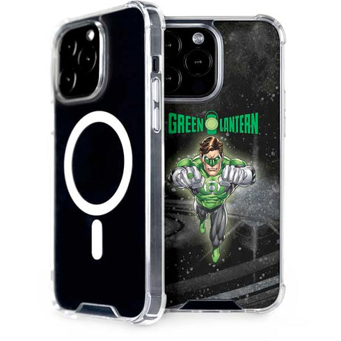 DC Comics Green Lantern Flying Action Pose iPhone Cases