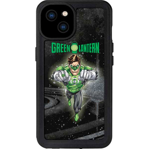DC Comics Green Lantern Flying Action Pose iPhone 15 Plus Waterproof Case