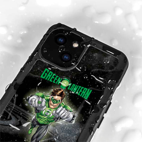 DC Comics Green Lantern Flying Action Pose iPhone 15 Plus Waterproof Case
