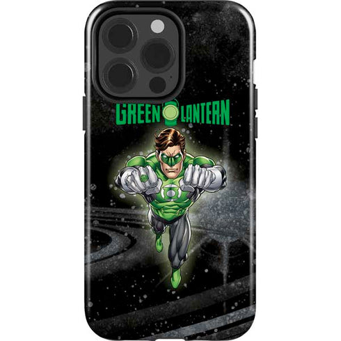 DC Comics Green Lantern Flying Action Pose iPhone 15 Pro Impact Case