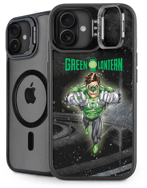 DC Comics Green Lantern Flying Action Pose iPhone 16 Kickstand Case