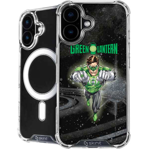 DC Comics Green Lantern Flying Action Pose iPhone 16 MagSafe Case