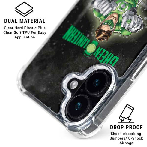 DC Comics Green Lantern Flying Action Pose iPhone 16 MagSafe Case