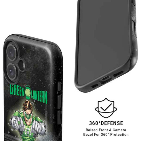 DC Comics Green Lantern Flying Action Pose iPhone 16 Magsafe Impact Case