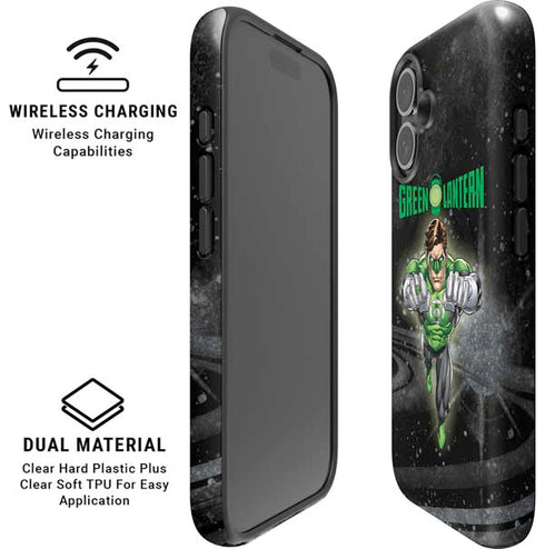 DC Comics Green Lantern Flying Action Pose iPhone 16 Plus Magsafe Impact Case